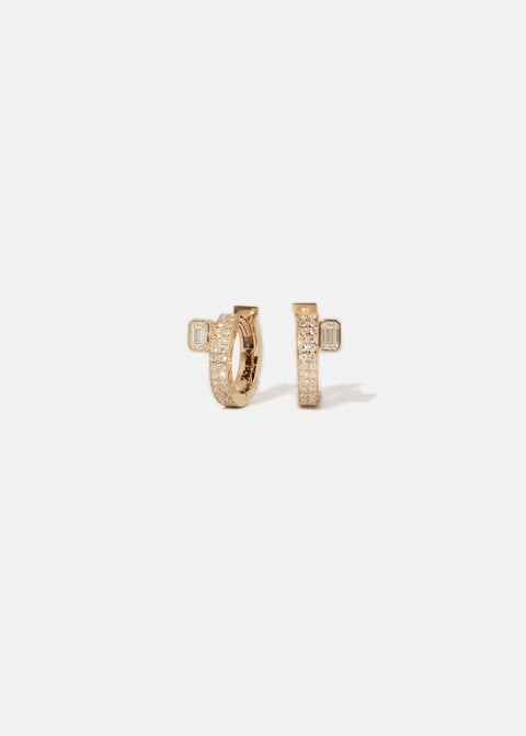 Emerald Peak Pavé Hoops