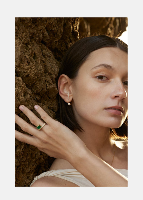 Diamond Oasis Petite Pavé Earring