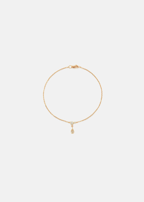 Pear Serif Bracelet