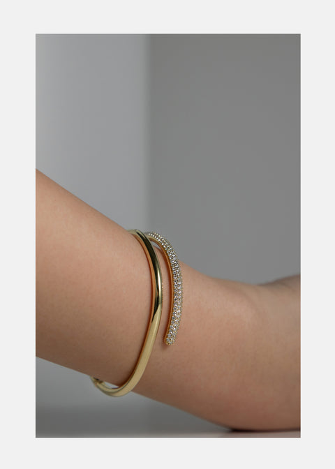 Mono Half Pavé Bracelet
