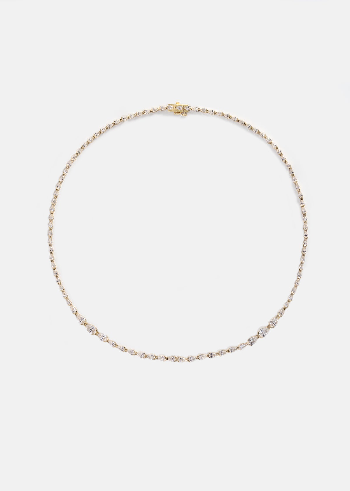 Pear Crescendo Eternity Necklace