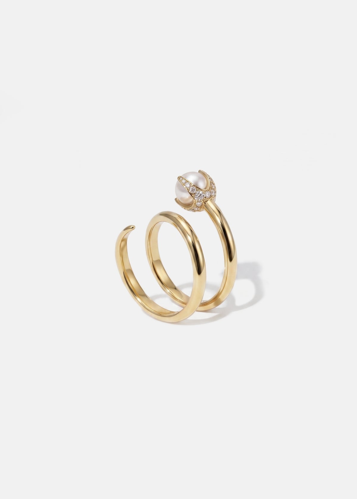 Pearl Crescendo Ring