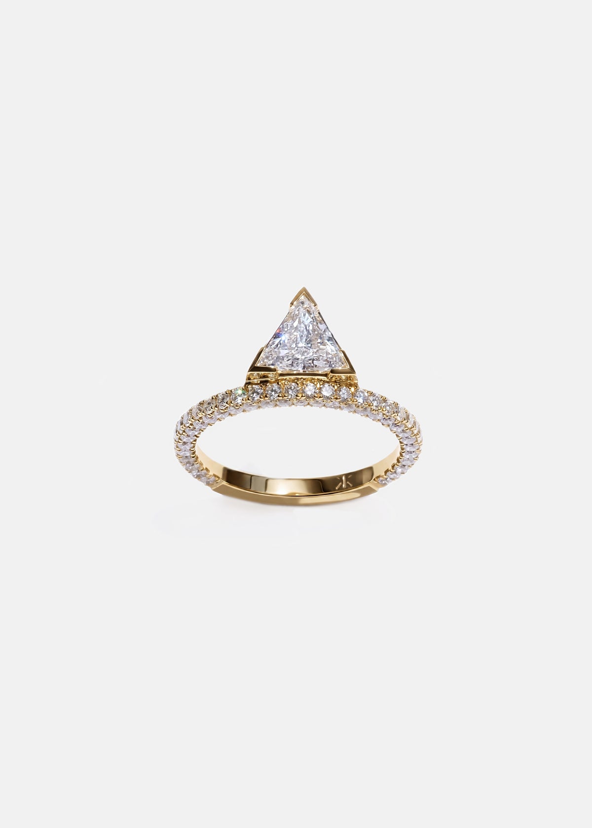 Trillion Diamond Peak Ring