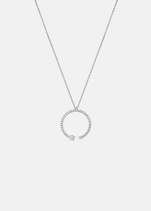 Lorraine Diamond Pavé Necklace