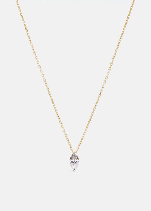 Mini Marquise Diamond Necklace