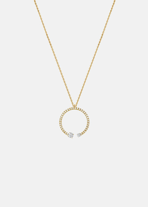 Lorraine Diamond Pavé Necklace