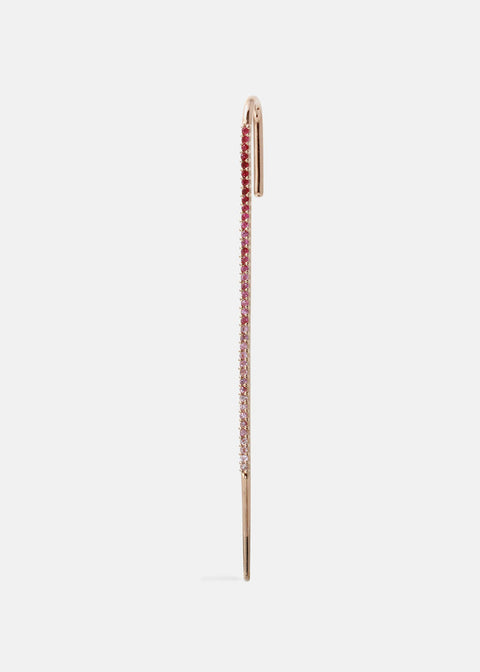 Pink Ombré Thread Ear Pin