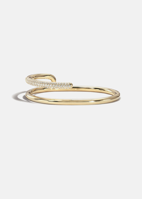 Mono Half Pavé Bracelet