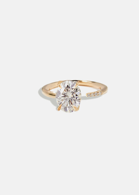 Oval Brilliant Crescendo Ring