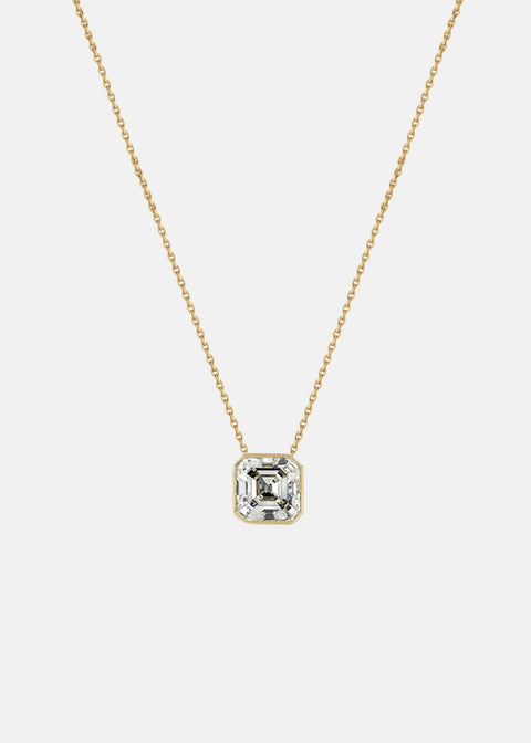 Asscher Diamond Cosma Necklace