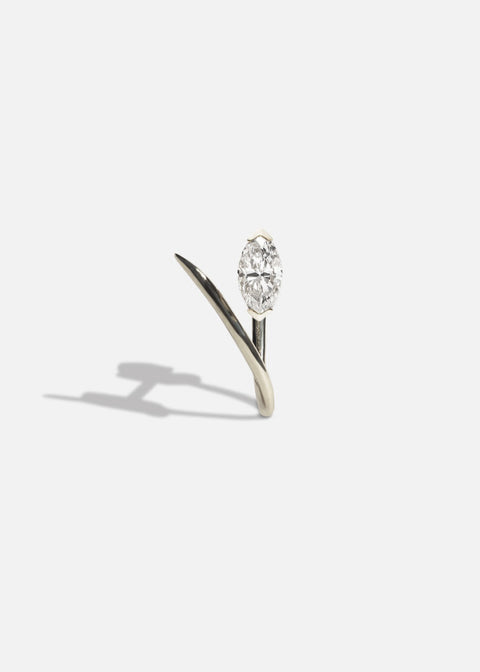 Marquise Serif Earring