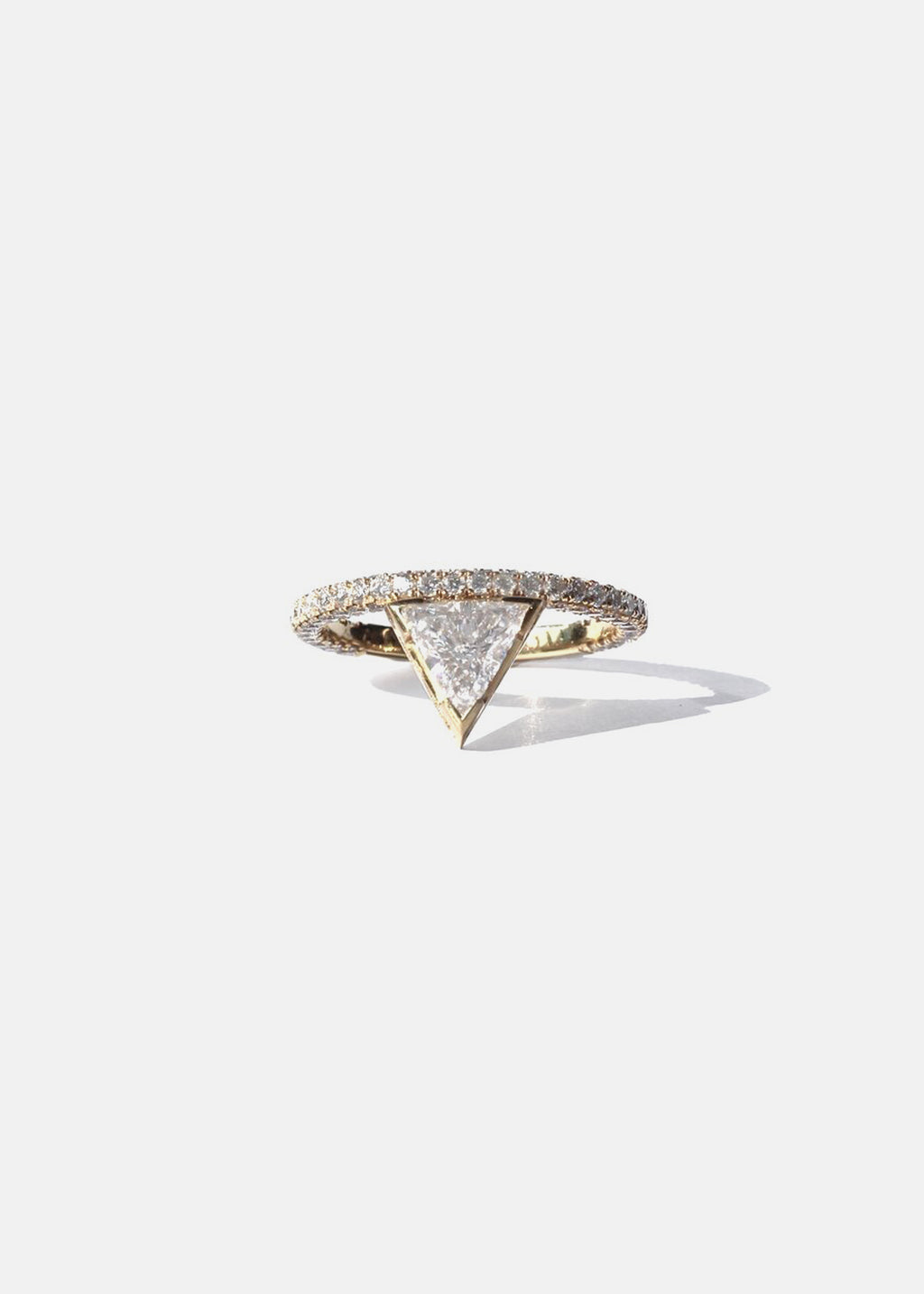 Floating Trillion Diamond Ring Katkim