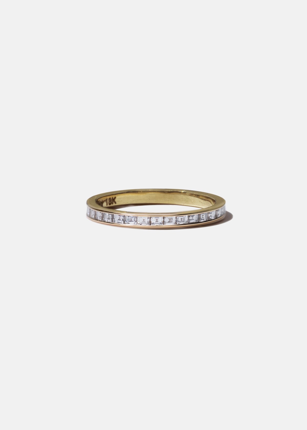 Mens Carré Diamond Éternal Band