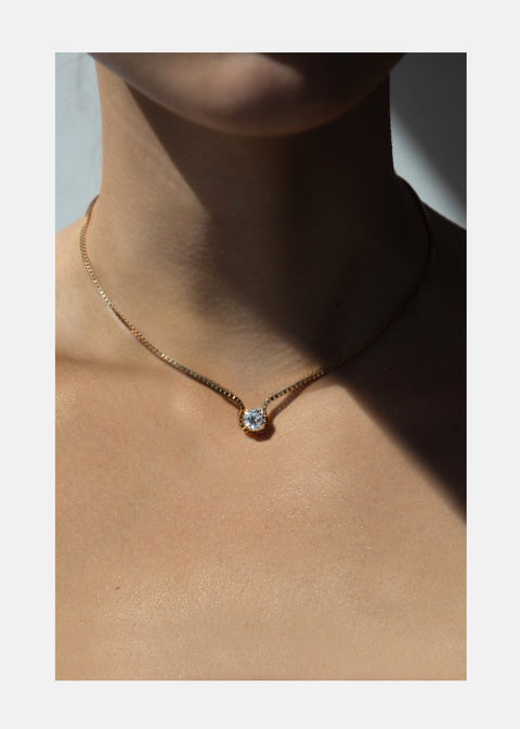 Brilliant Diamond Trace Necklace