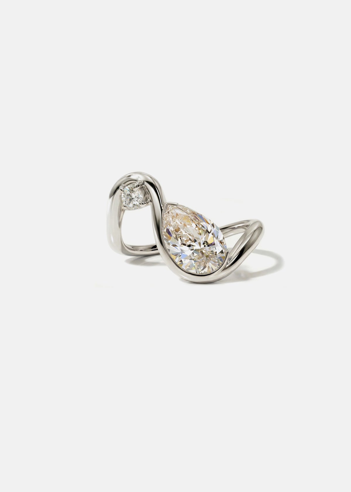 Toi et Moi Diamond Trace Ring