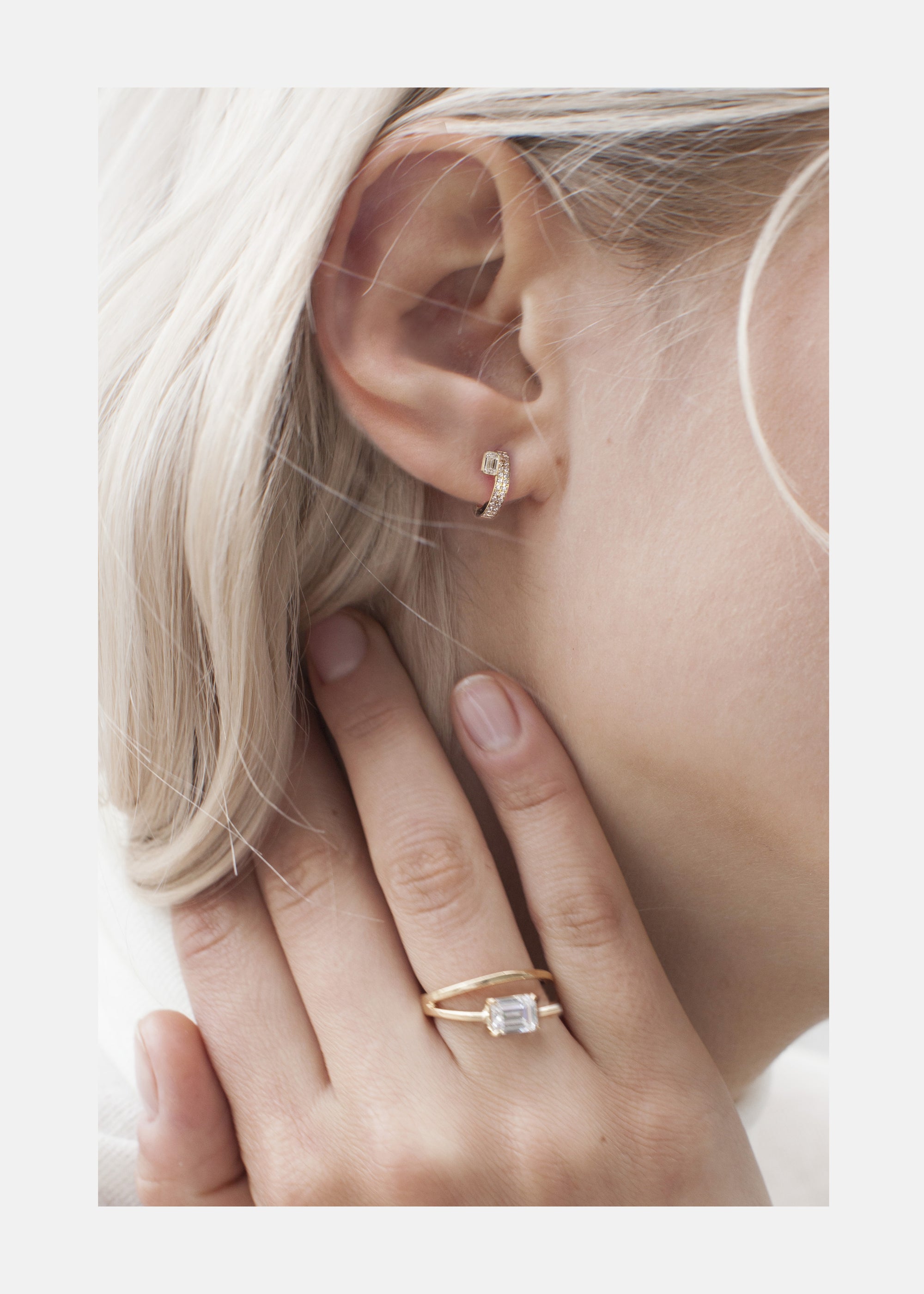 Emerald Peak Pavé Hoops