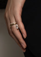 Marquise Double Flare Ring