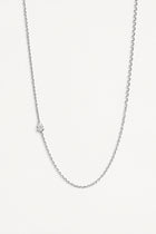 Silver Petite Pear Crescendo Necklace