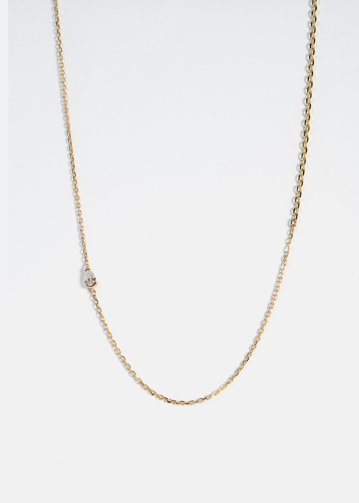 Petite Pear Crescendo Necklace