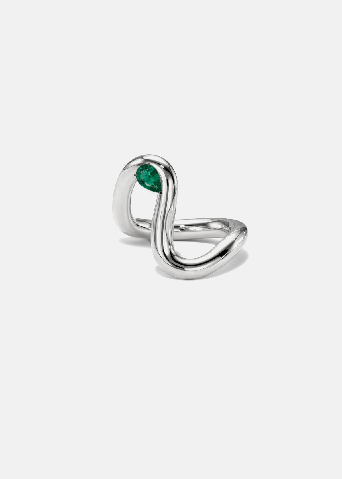 Trace Emerald Cloud Ring