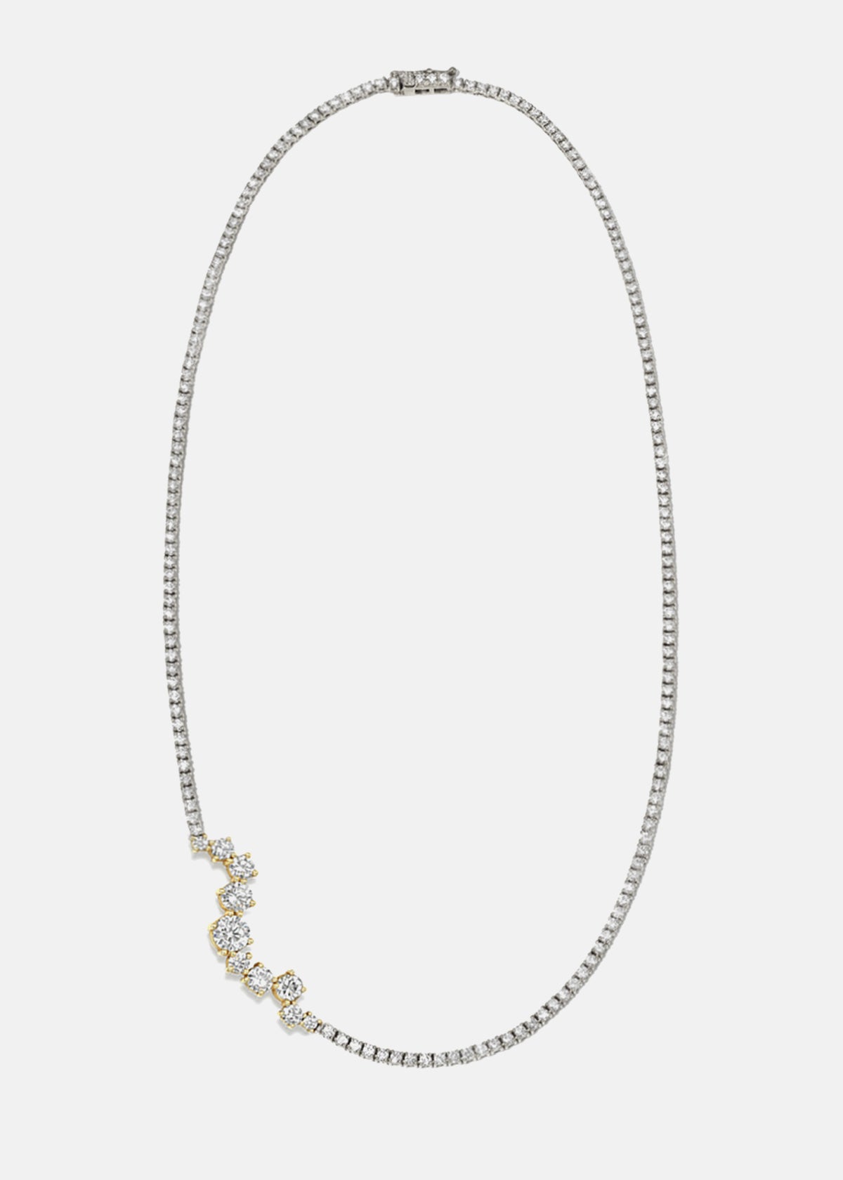 Trace Diamond Eternity Necklace