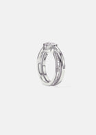 Pear Diamond Infinity Pavé Ring