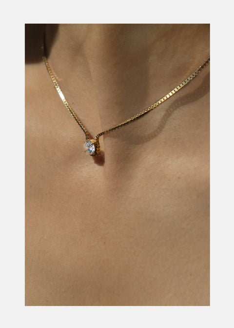 Brilliant Diamond Trace Necklace