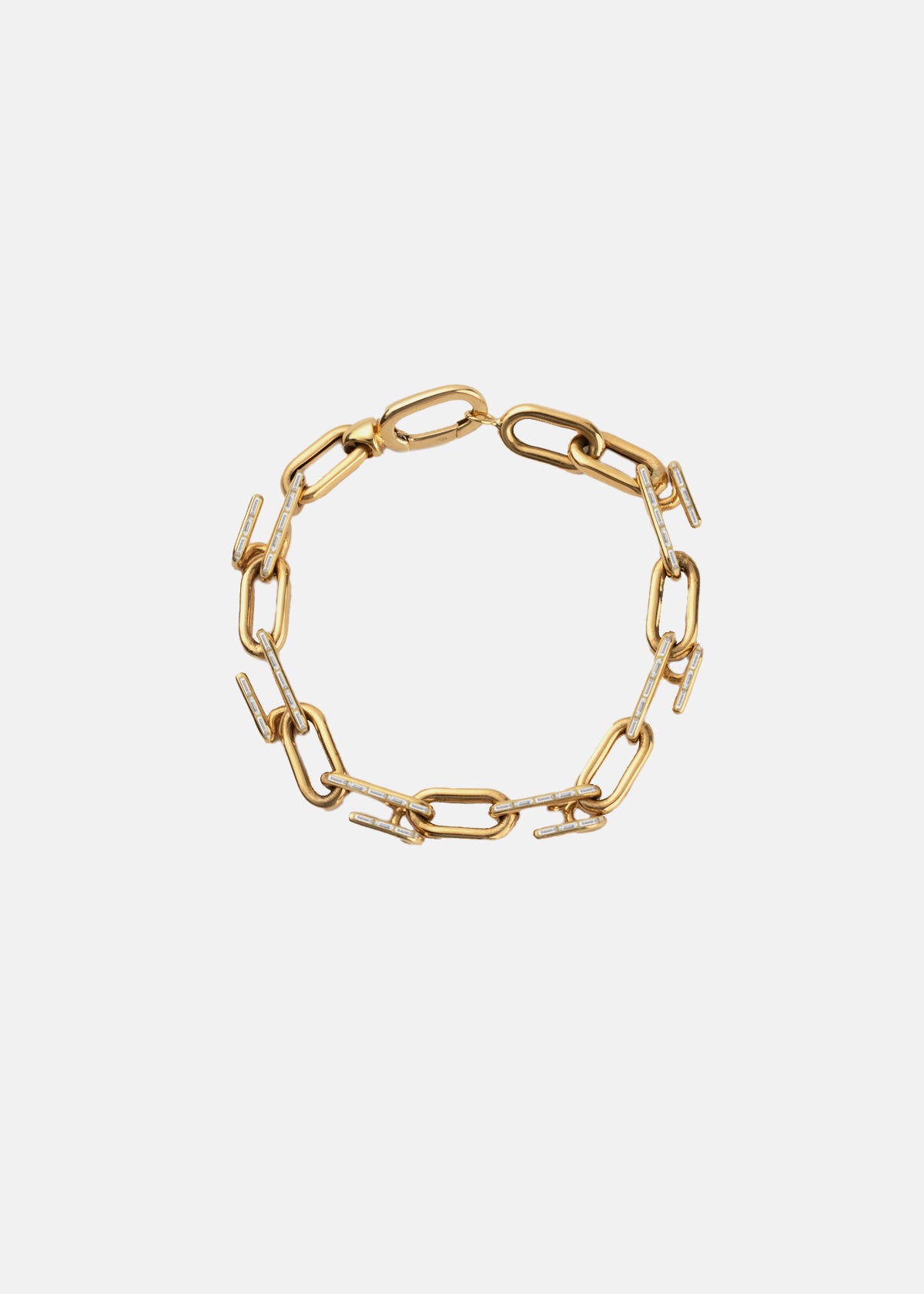 Mono Chain Bracelet - Baguette