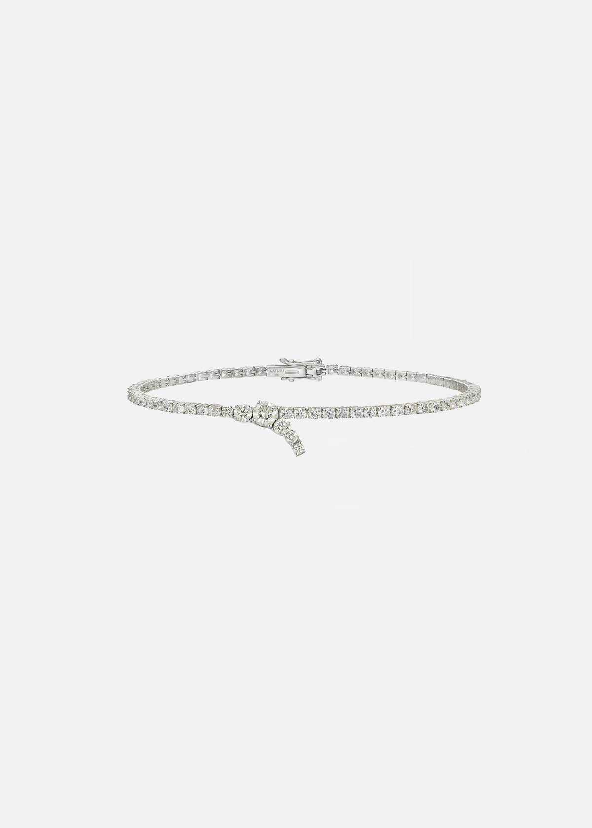 Petite Diamond Serif Bracelet