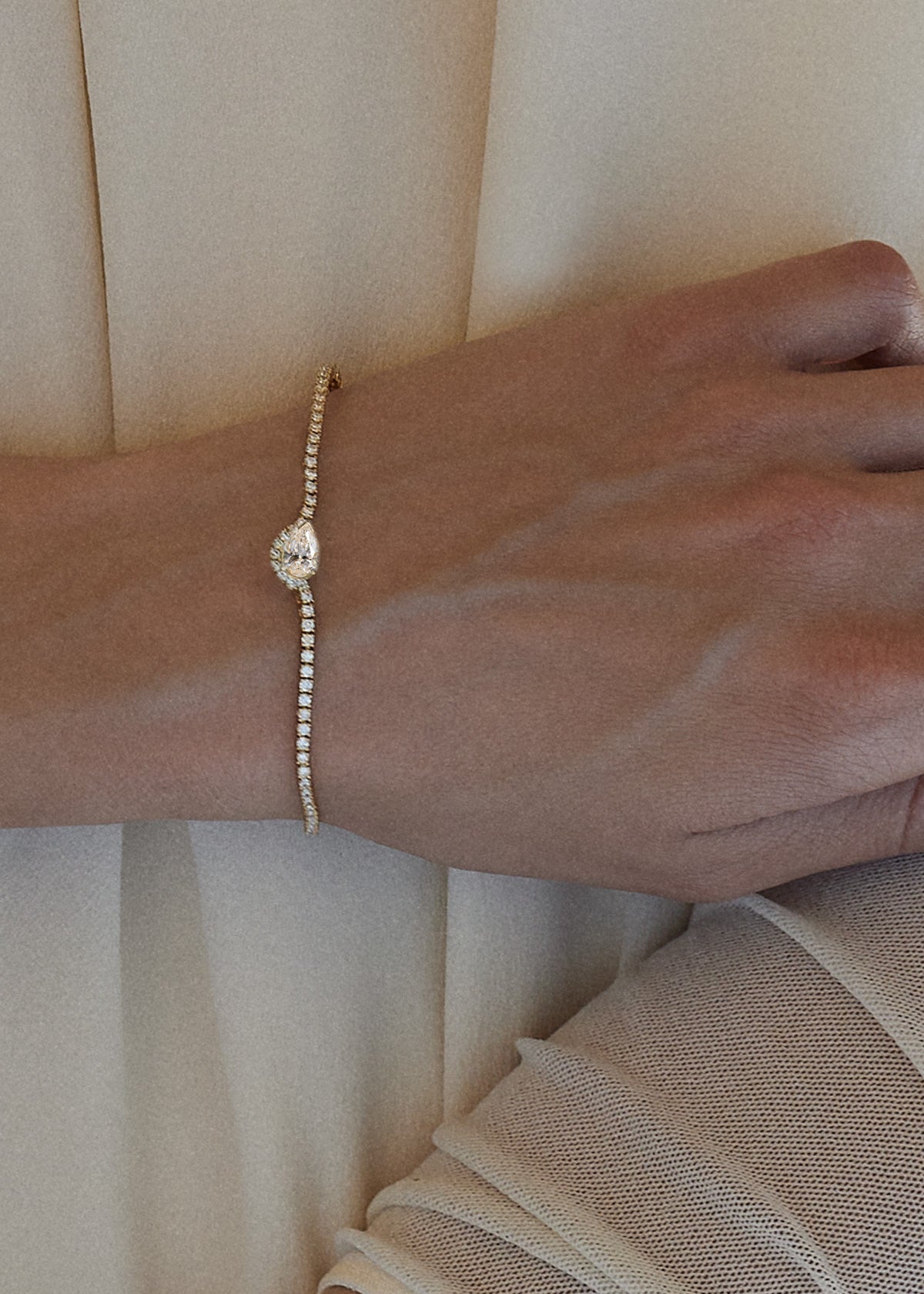 Diamond Trace Eternity Bracelet