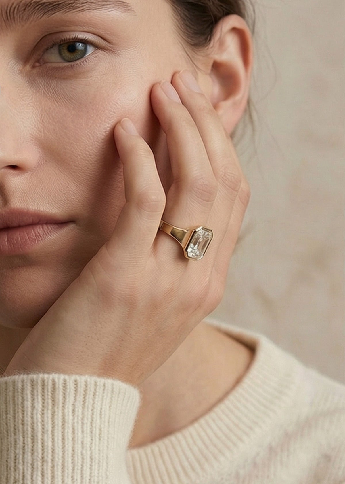 Radiant Diamond Cosma Ring