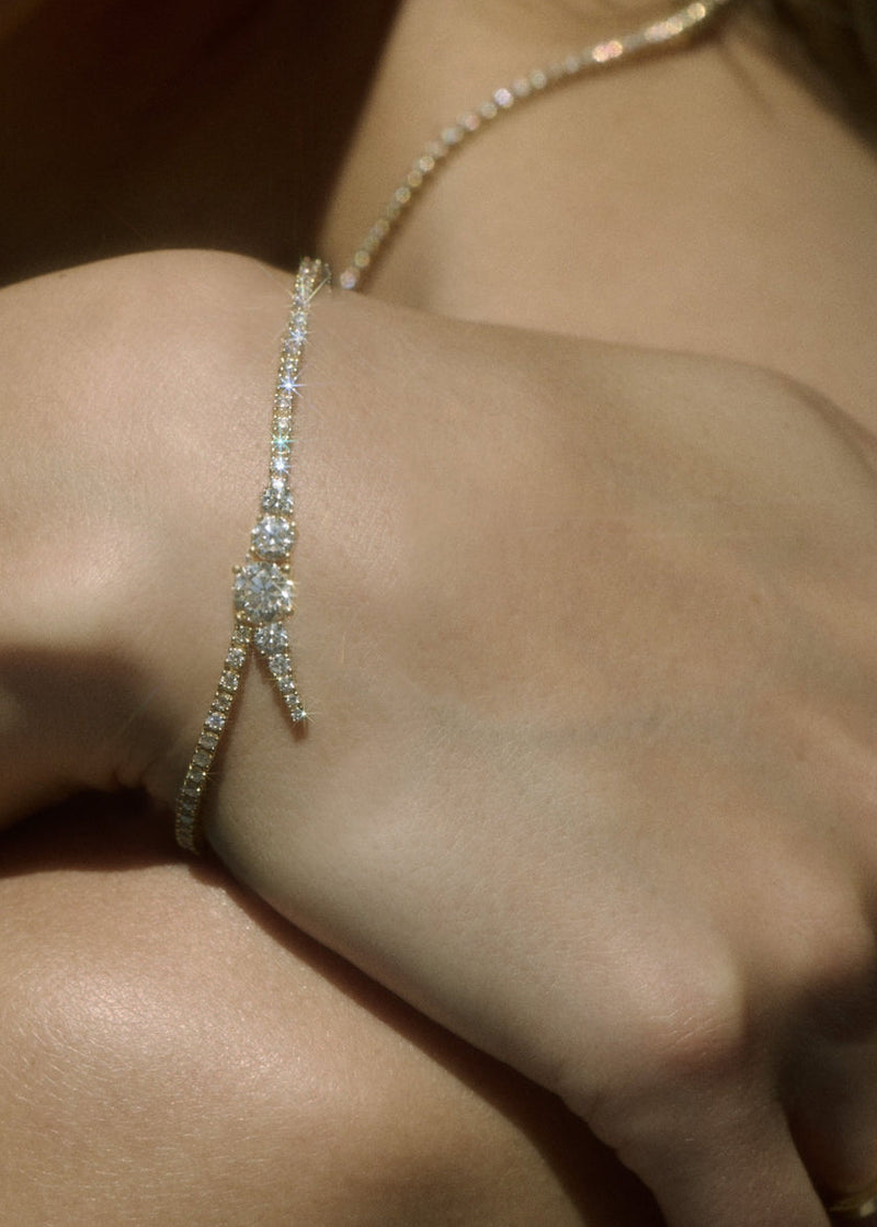 Diamond Serif Bracelet