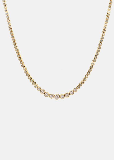 Riviera Diamond Eternity Necklace