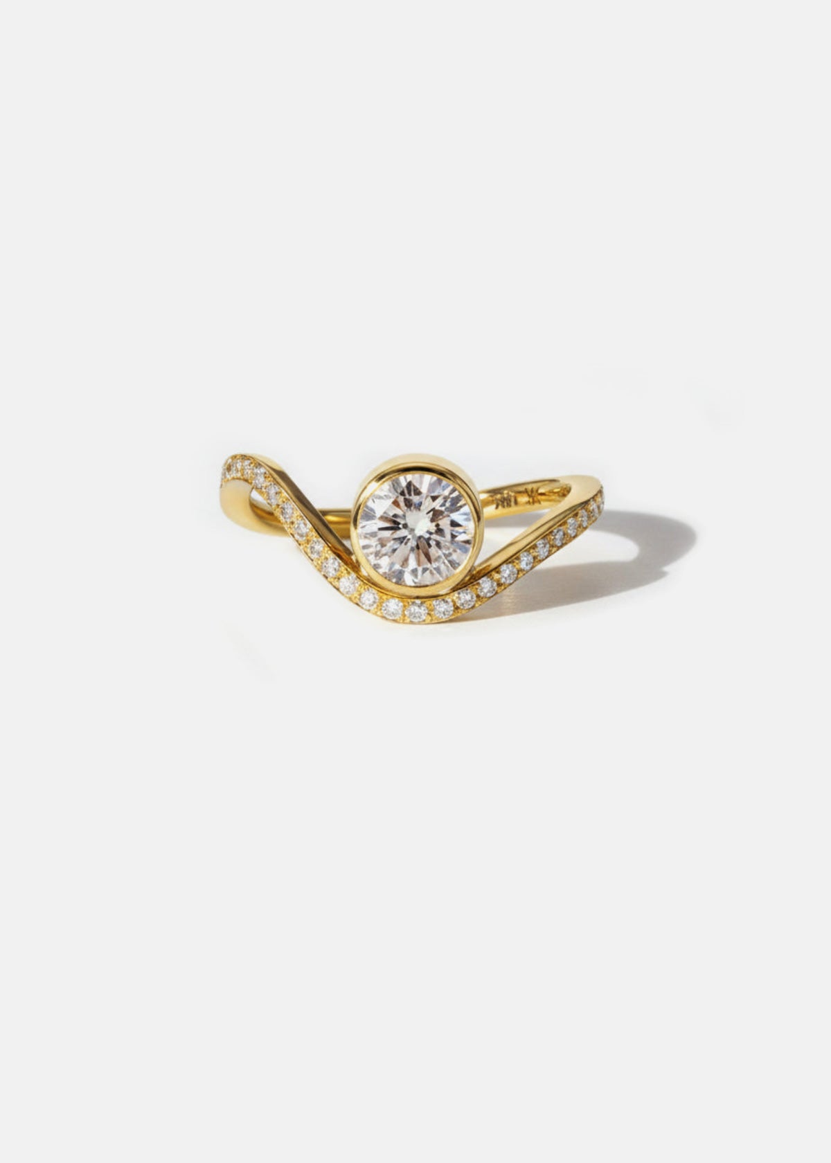 Brilliant Diamond Mini Trace Pavé Ring