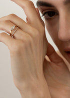 Marquise Sunset Pavé Ring