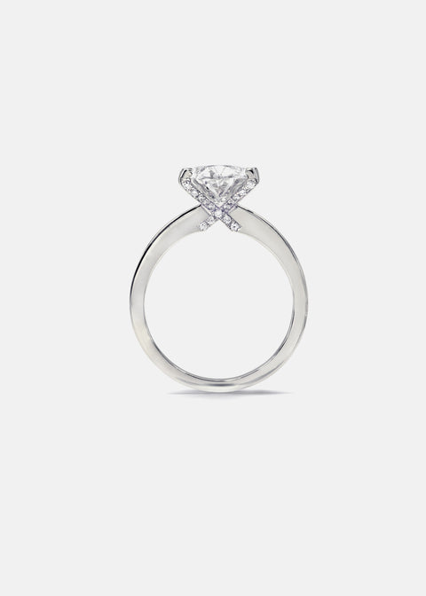 XO Solitaire Ring