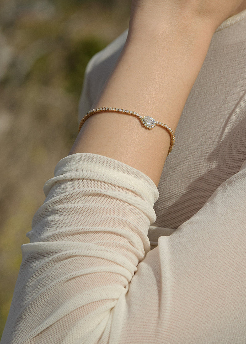 Diamond Trace Eternity Bracelet