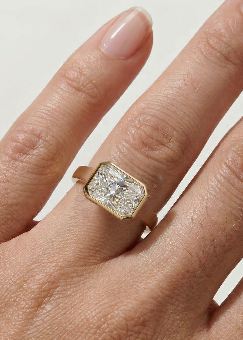 Radiant E/W Diamond Cosma Ring