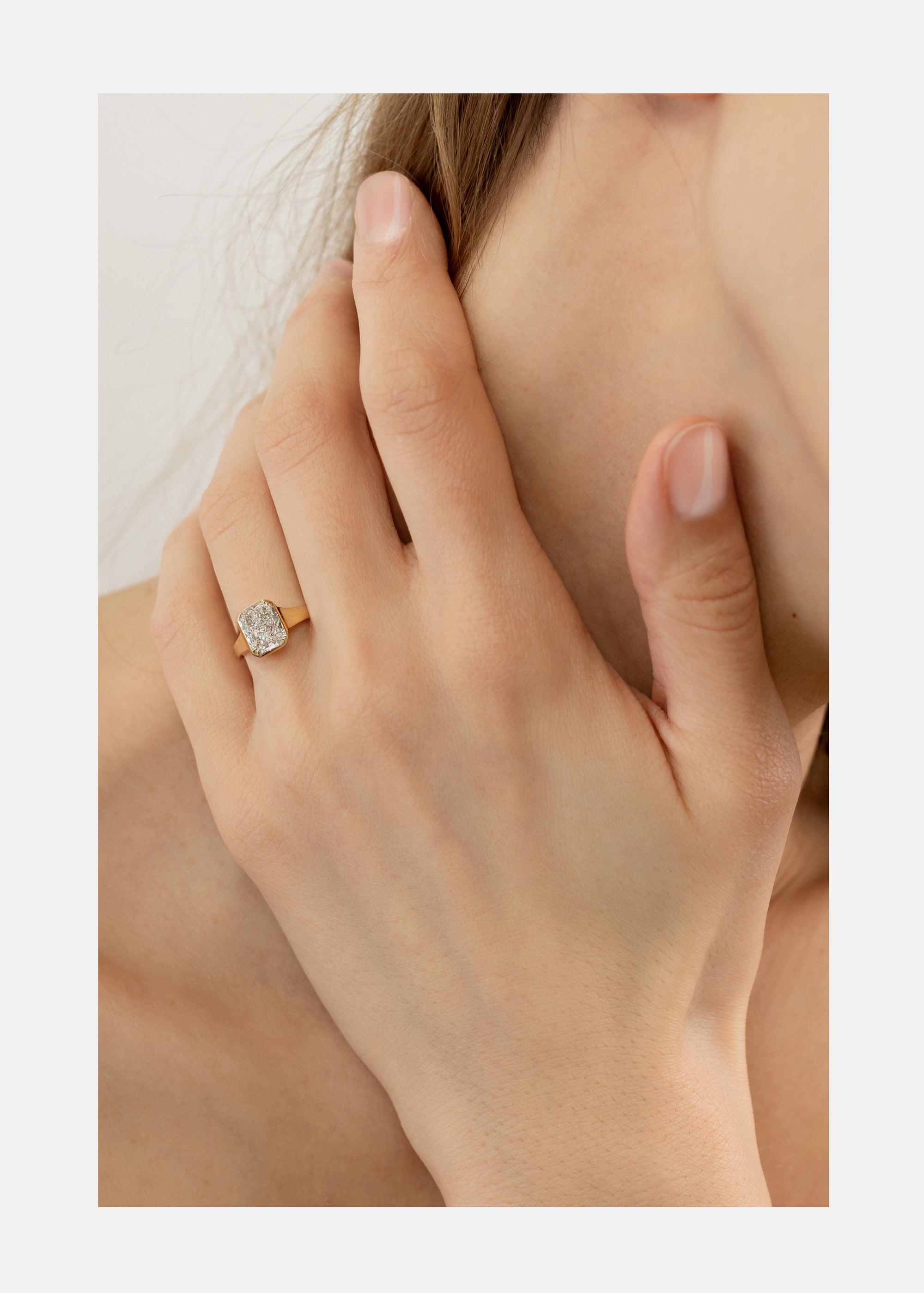Radiant Diamond Cosma Ring