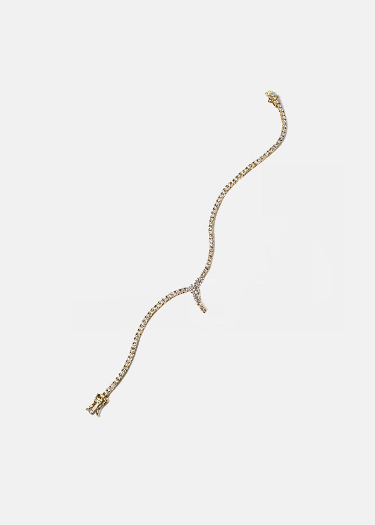 Petite Diamond Serif Bracelet