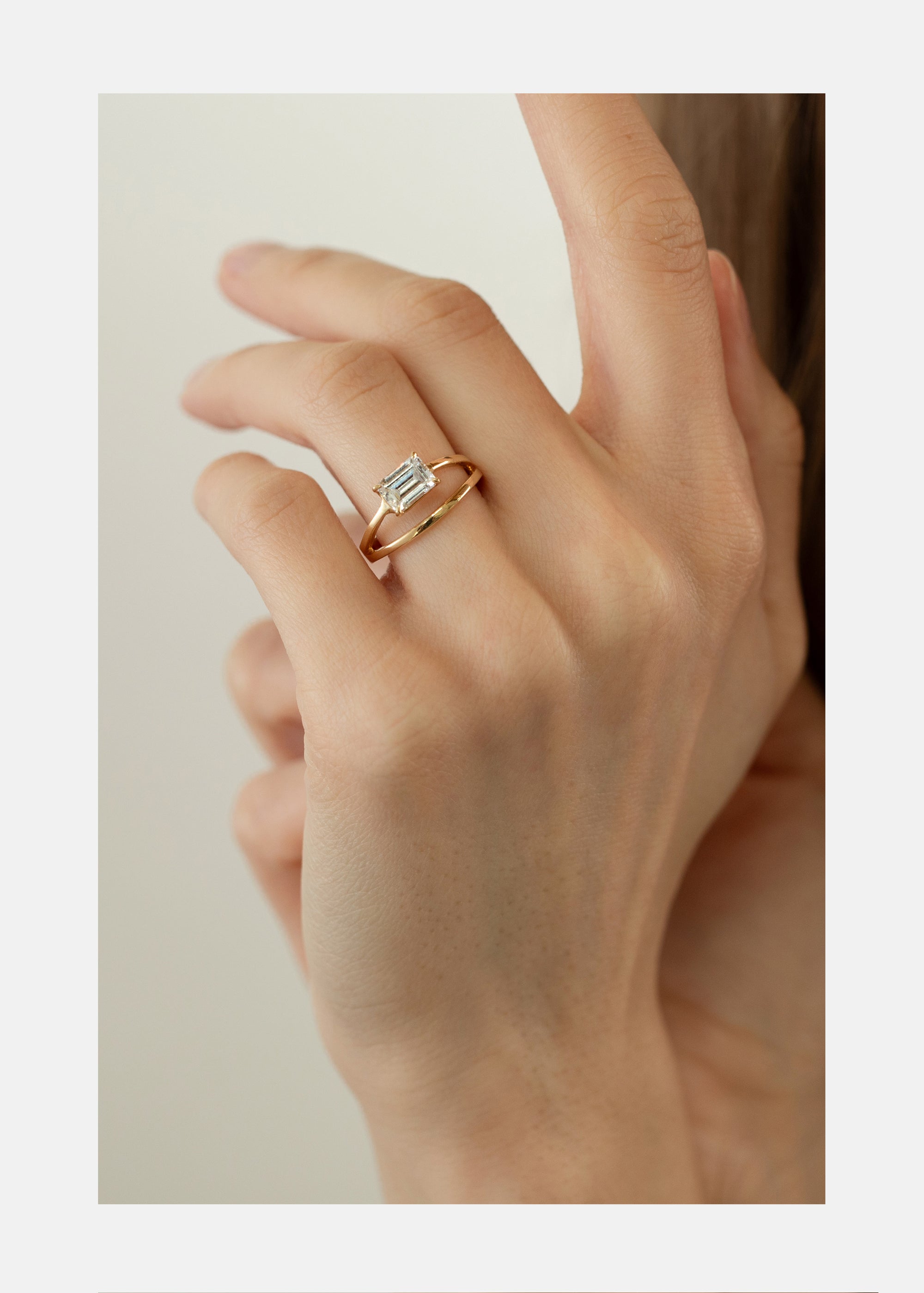 Emerald Sunset Ring