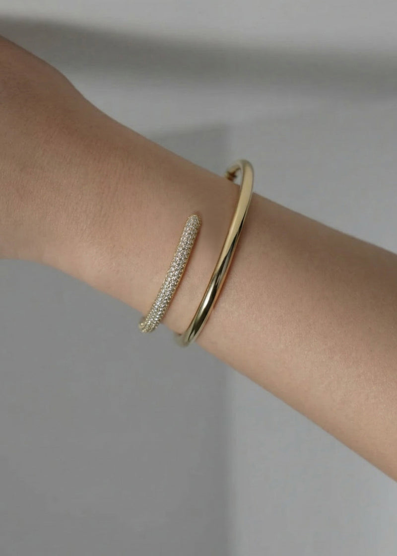 Mono Half Pavé Bracelet
