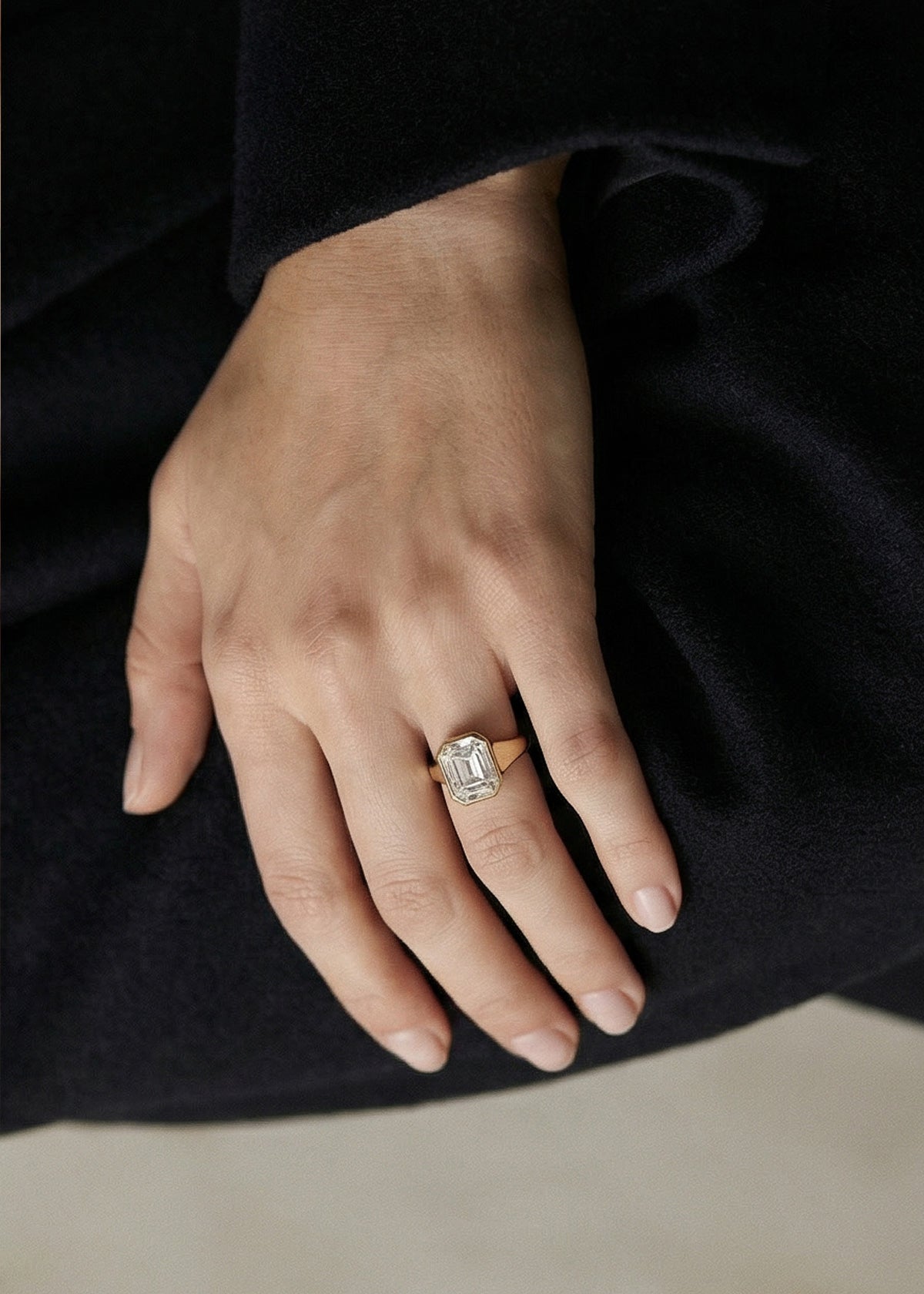 Radiant Diamond Cosma Ring