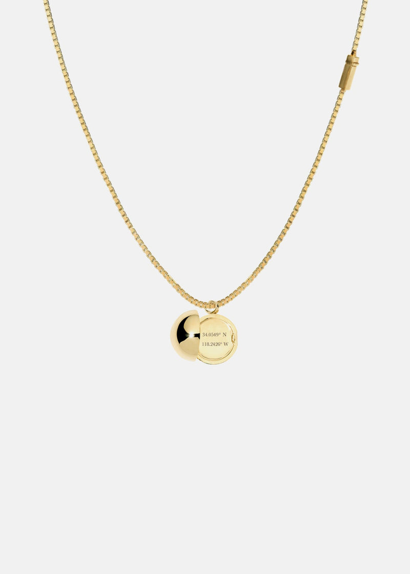 The Globe Locket Necklace