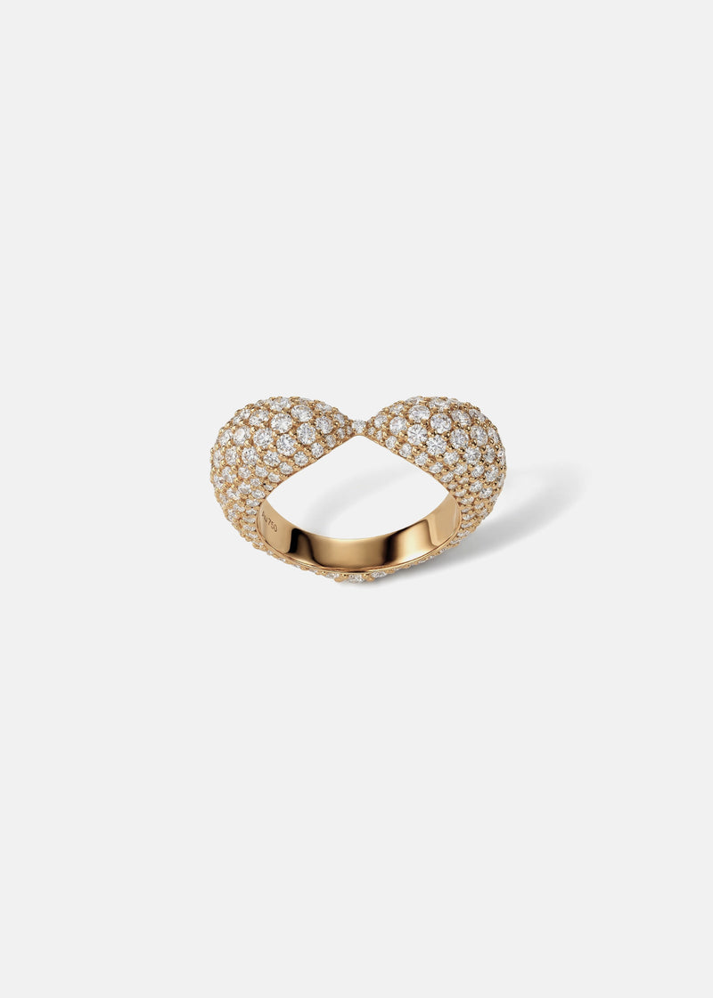 Éternal Cloud Pavé Ring