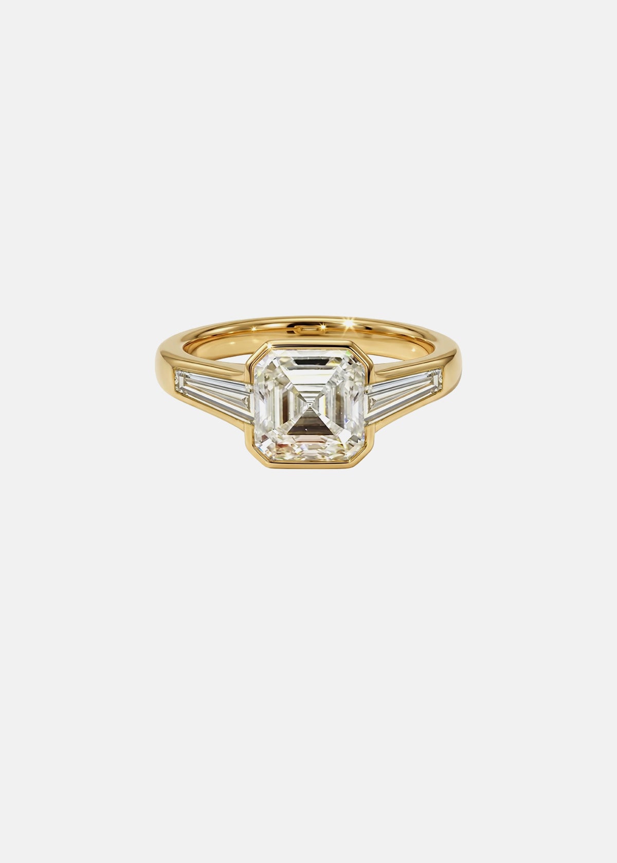 Asscher Cosma Deco Ring