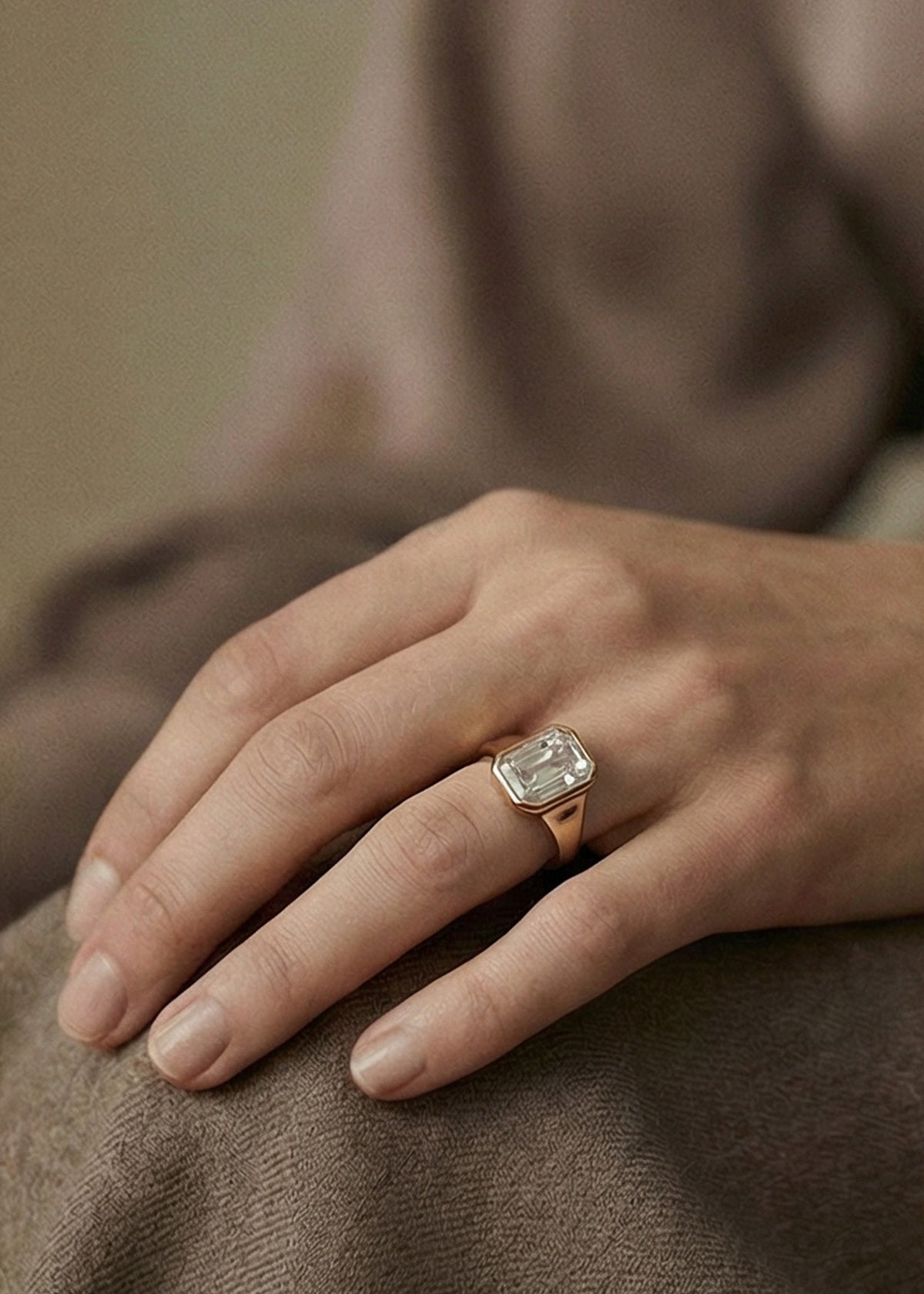 Radiant Diamond Cosma Ring