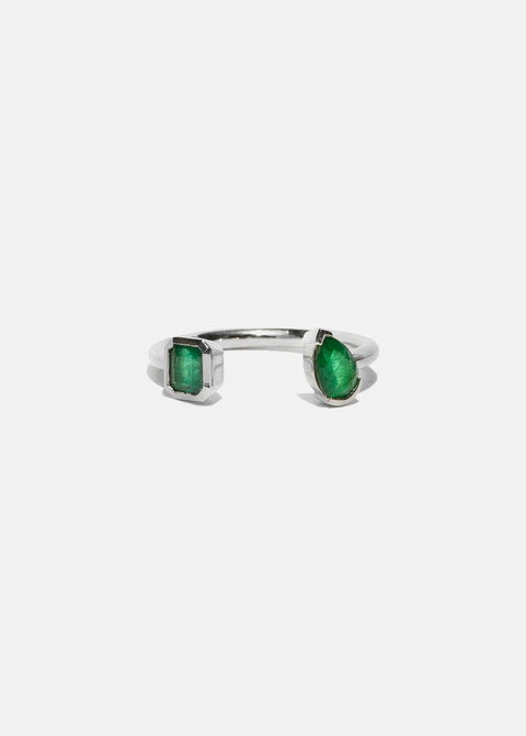 Duét Emerald Ring