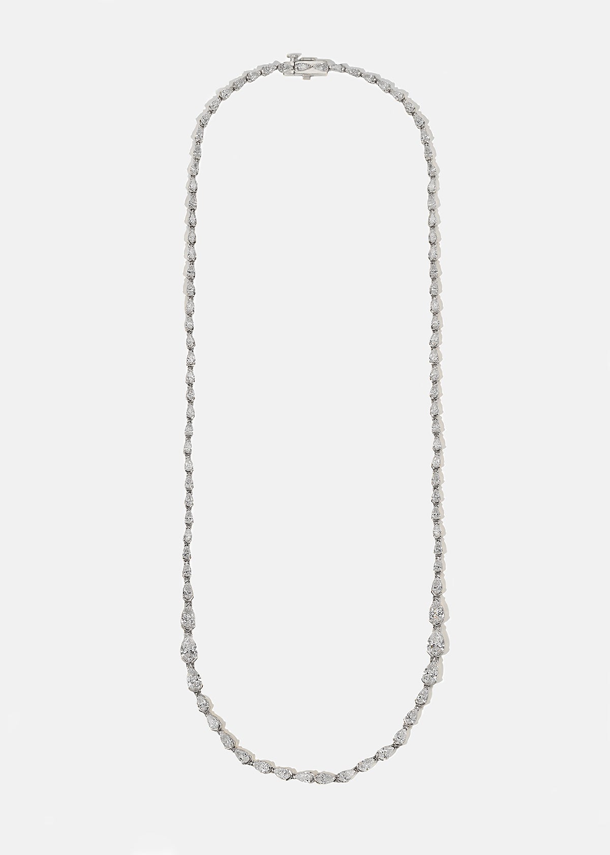 Pear Crescendo Eternity Necklace