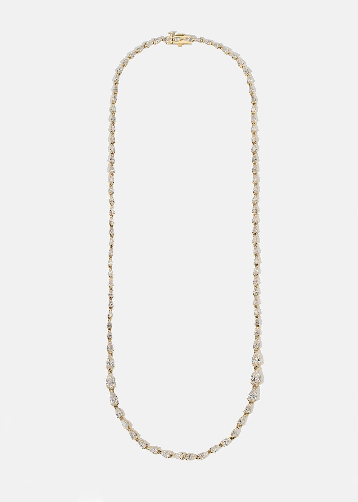 Pear Crescendo Eternity Necklace